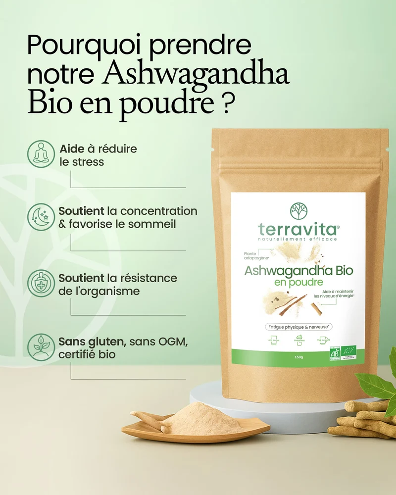 Ashwagandha Bio en poudre