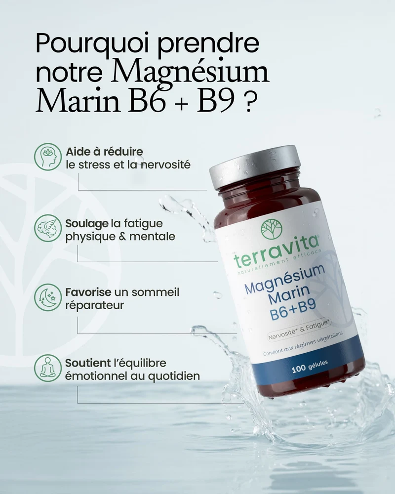 Magnésium Marin B6 B9
