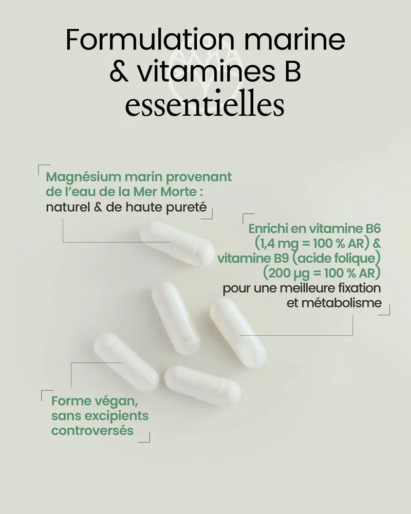 Magnésium Marin B6 B9