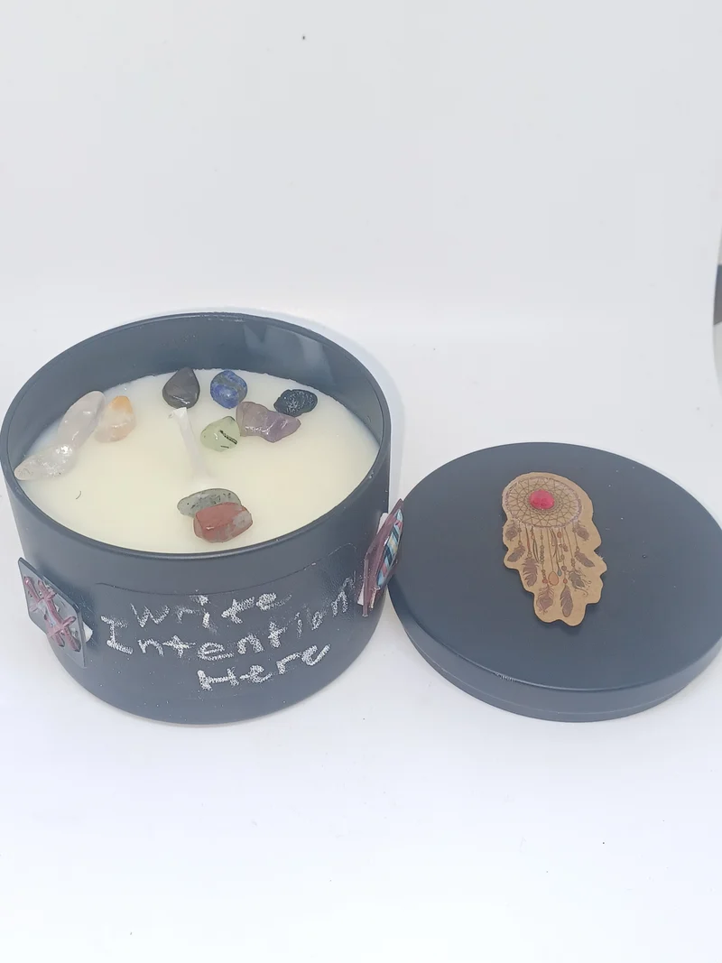 4oz 3 in 1 Aromatherapy Massage oil candle FOCUS FORMULA