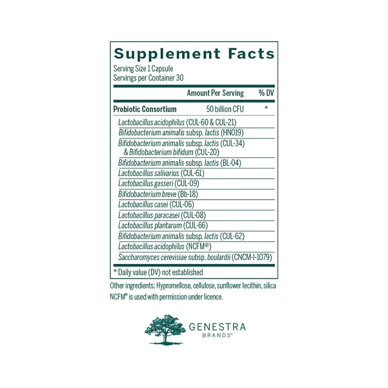 Genestra - HMF Multi Strain 50 | 30 Capsules
