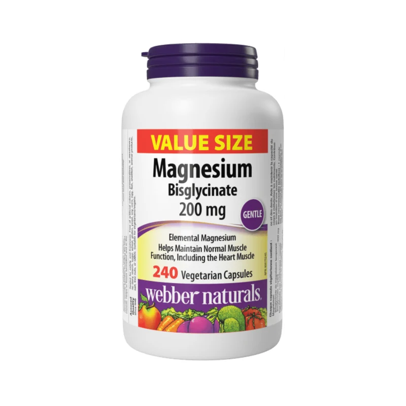 Webber Naturals - Magnesium 200 mg | 240 Capsules