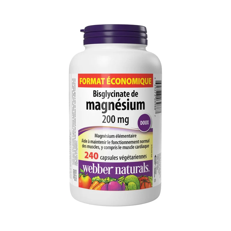 Webber Naturals - Magnesium 200 mg | 240 Capsules