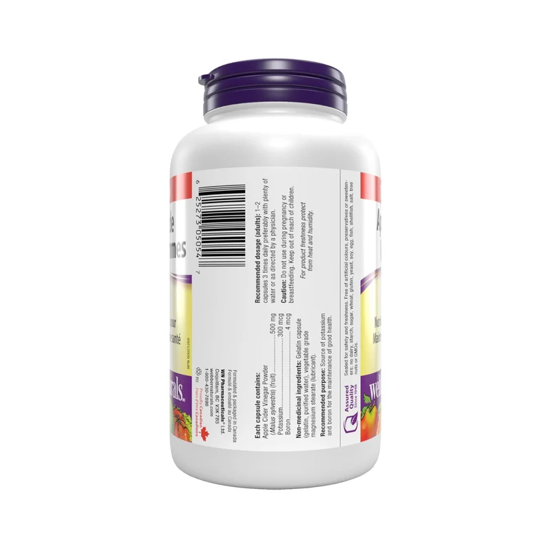 Webber Naturals - Apple Cider Vinegar 500 mg | 240 Capsules