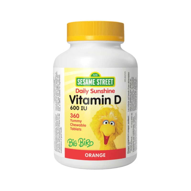 Webber Naturals - Vitamin D Orange 600 IU | 360 Tablets