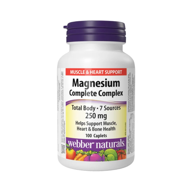 Webber Naturals - Magnesium Complex 250 mg | 100 Tablets