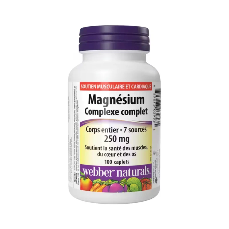 Webber Naturals - Magnesium Complex 250 mg | 100 Tablets