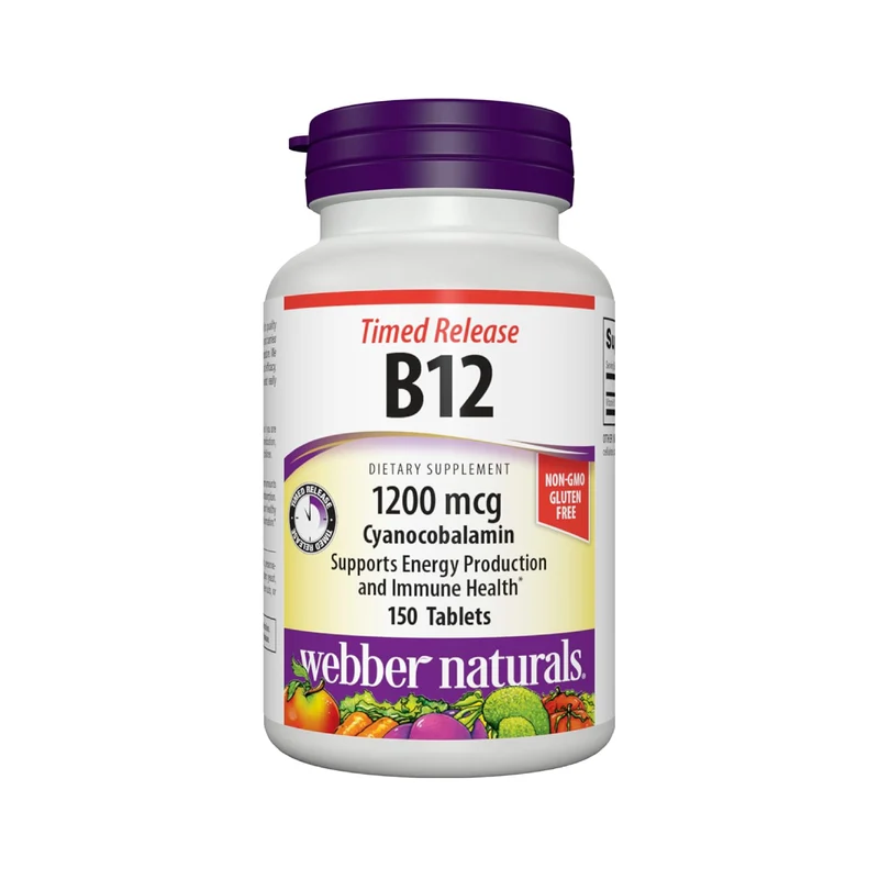 Webber Naturals - Vitamin B12 1200 mcg | 150 Tablets