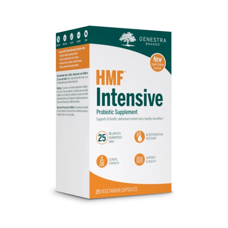 Genestra - HMF Intensive Probiotic, Shelf Stable | 25 Capsules