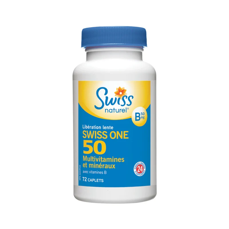 Swiss Natural - Swiss One 50 TR Multi with B Complex | 72 Capsules
