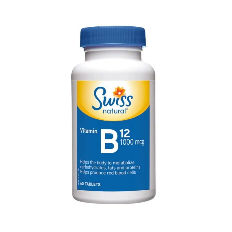 Swiss Natural - Vitamin B12 1000 mcg | 60 Tablets