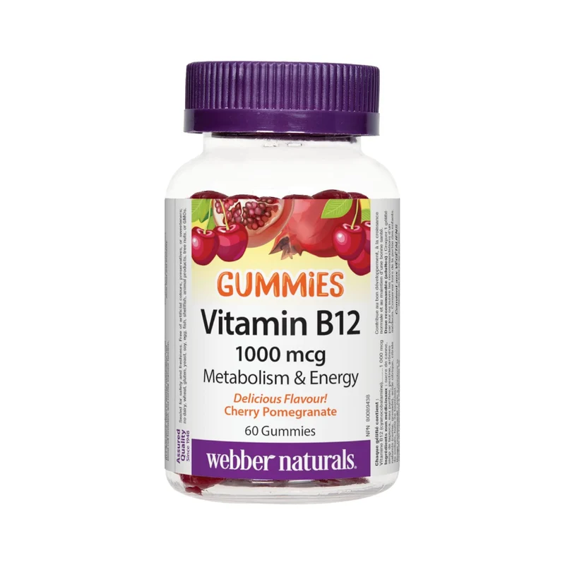Webber Naturals - Vitamin B12 | 60 Gummies