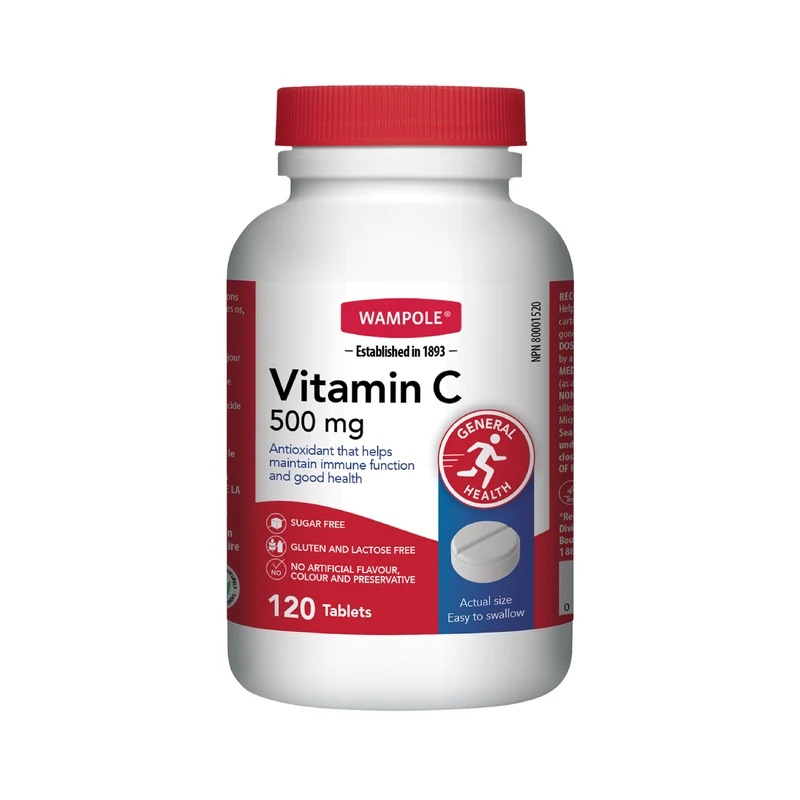 Wampole - Vitamin C 500 mg | 120 Tablets