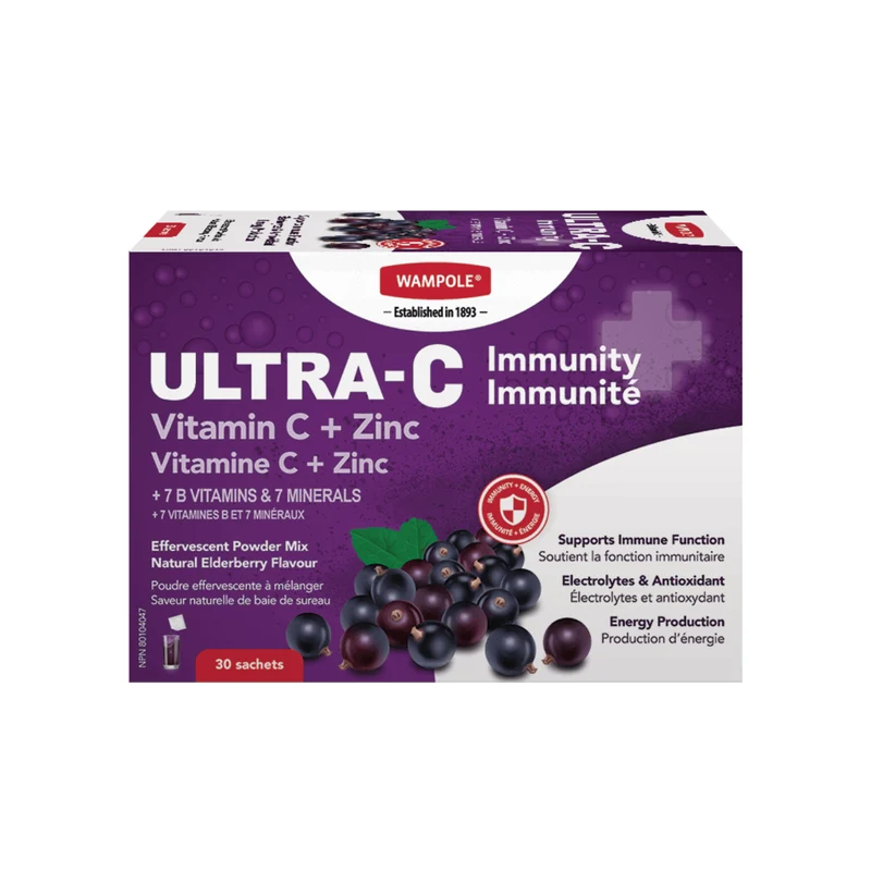 Wampole - Ultimate-C Vitamin C Elderberry | 30 Packets