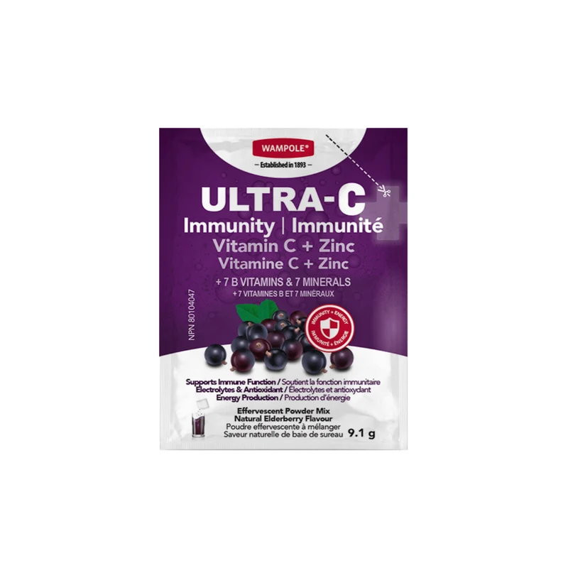 Wampole - Ultimate-C Vitamin C Elderberry | 30 Packets