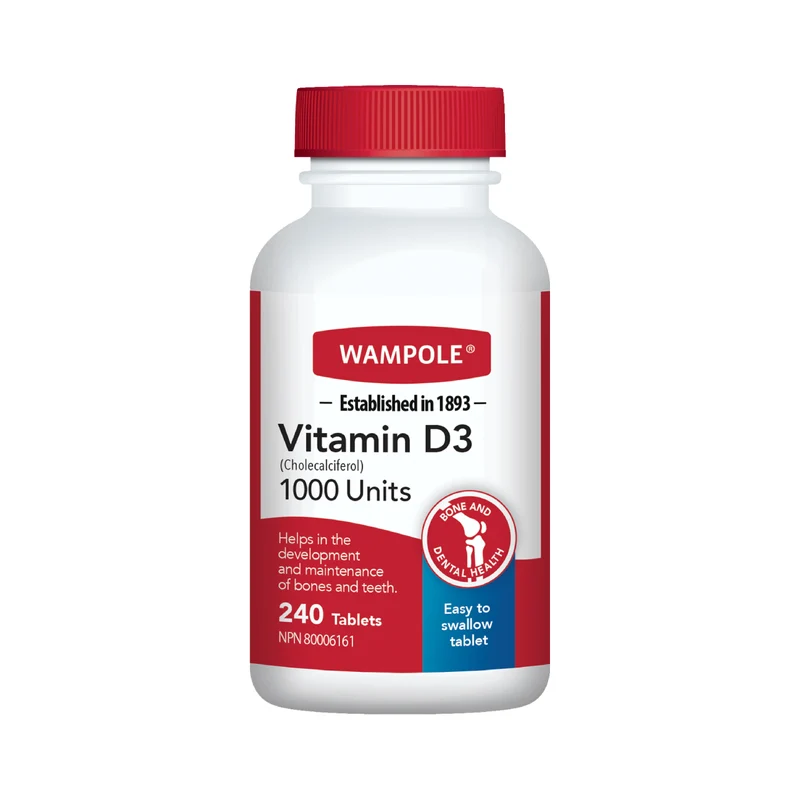 Wampole - Vitamin D 1000 IU | 240 Tablets