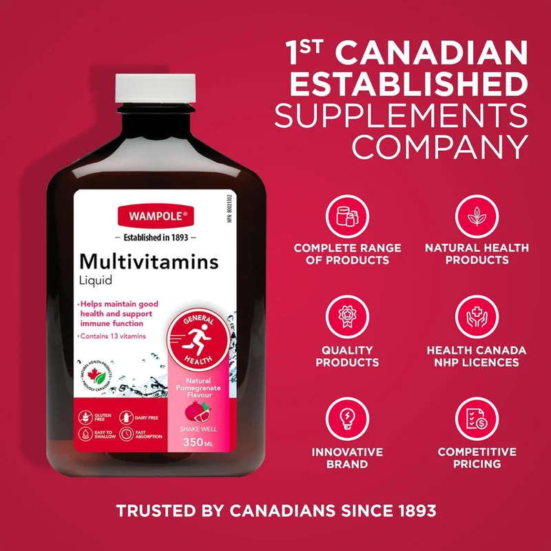 Wampole - Multivitamin Liquid | 350 mL