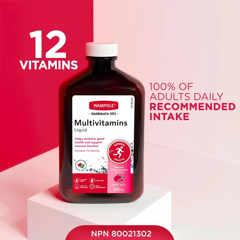 Wampole - Multivitamin Liquid | 350 mL