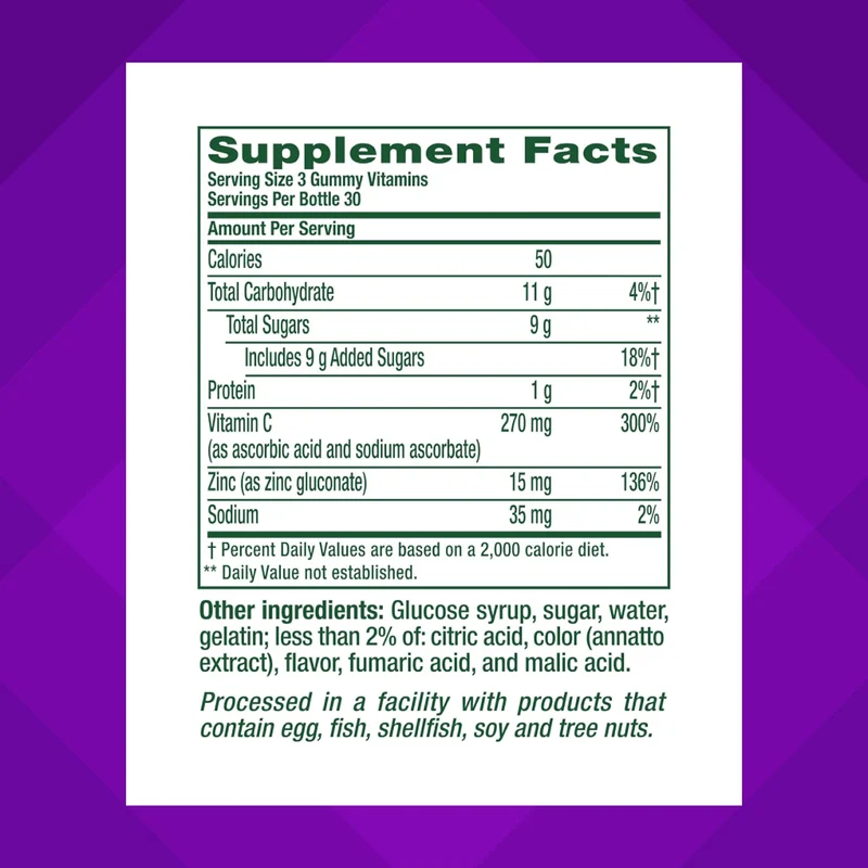 Vitafusion - Power Zinc + Vitamin C | 90 Gummies