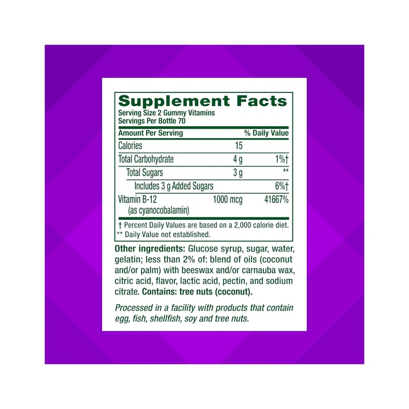 Vitafusion - Vitamin B12 | 140 Gummies