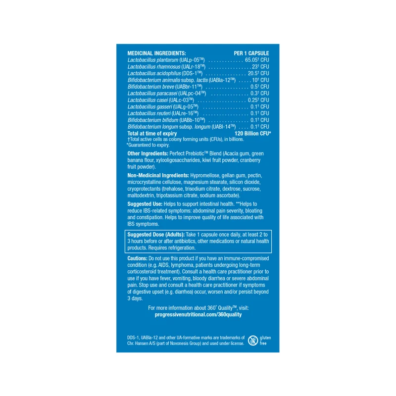 Progressive - Perfect Probiotic 120 Billion | 30 Capsules