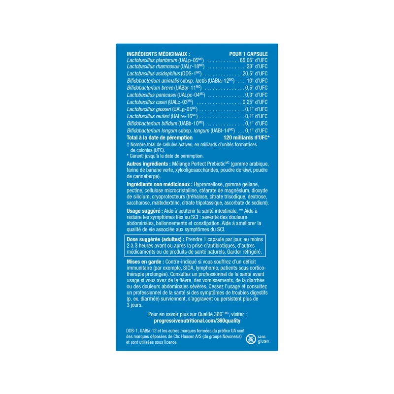 Progressive - Perfect Probiotic 120 Billion | 30 Capsules