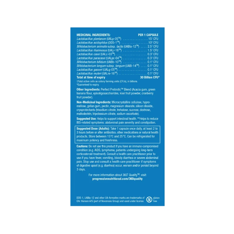 Progressive - Perfect Probiotic 30 Billion | 60 Capsules