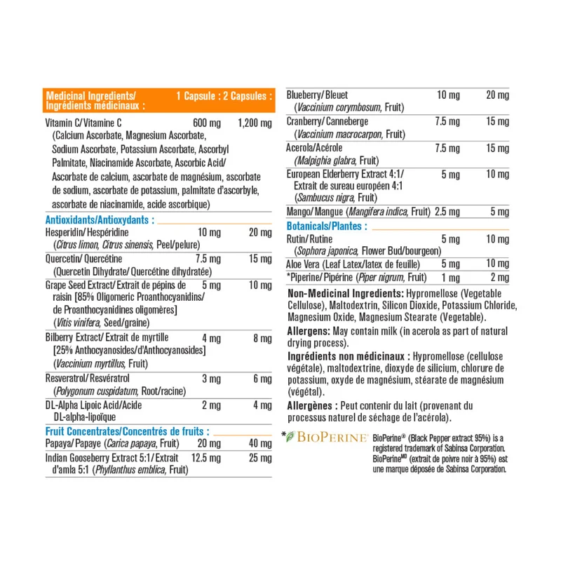 Progressive - Vitamin C | 60 Capsules