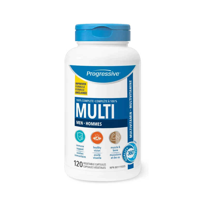 Progressive - Multi Men | 120 Capsules