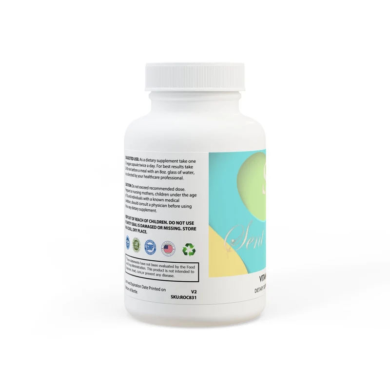Vitamin K2 + D3 Supplement (60 Capsules)