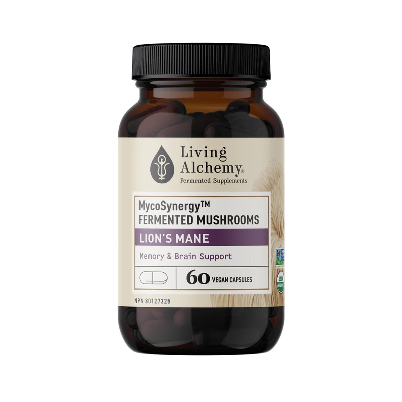 Living Alchemy - MycoSynergy Mushrooms Lion's Mane | 60 Capsules