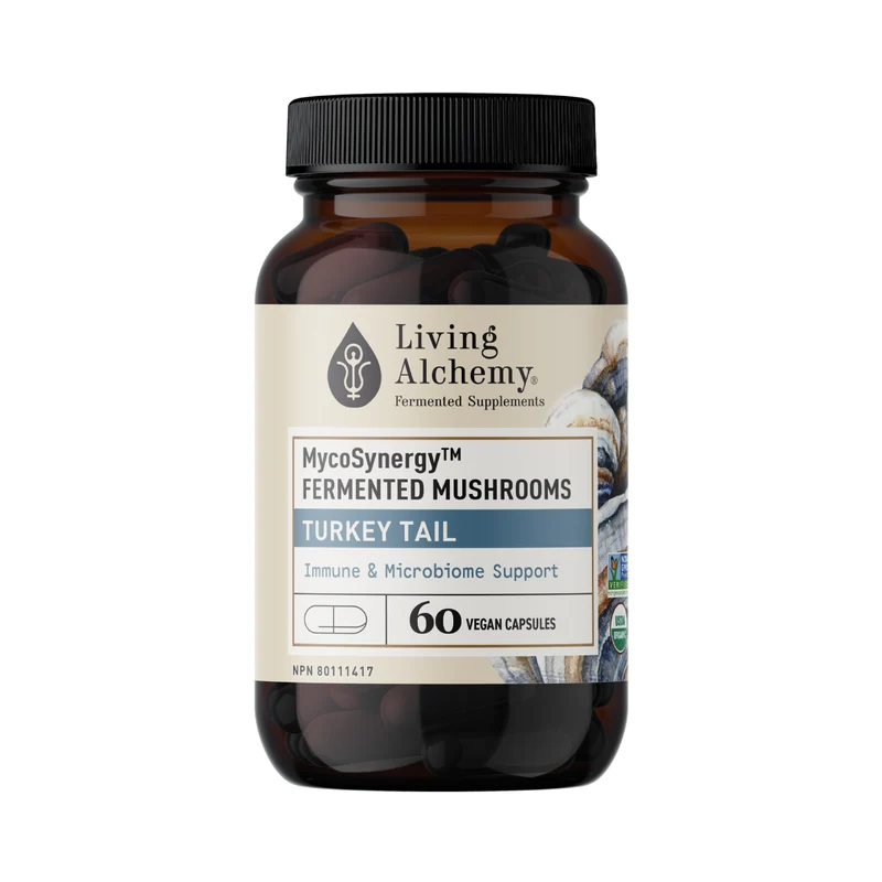 Living Alchemy - MycoSynergy Mushrooms Turkey Tail | 60 Capsules