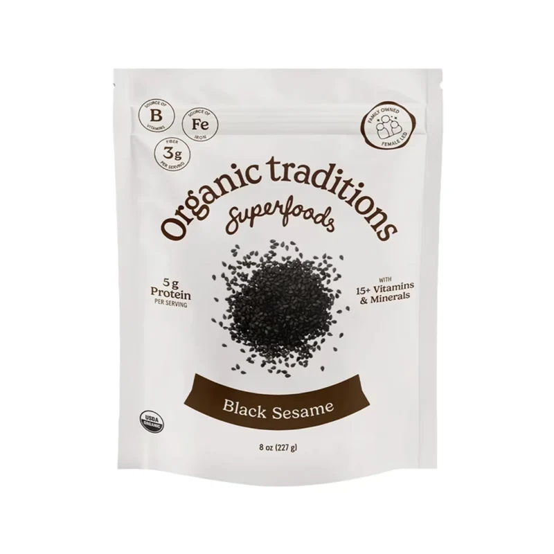 Organic Traditions - Black Sesame Seeds | 227 g