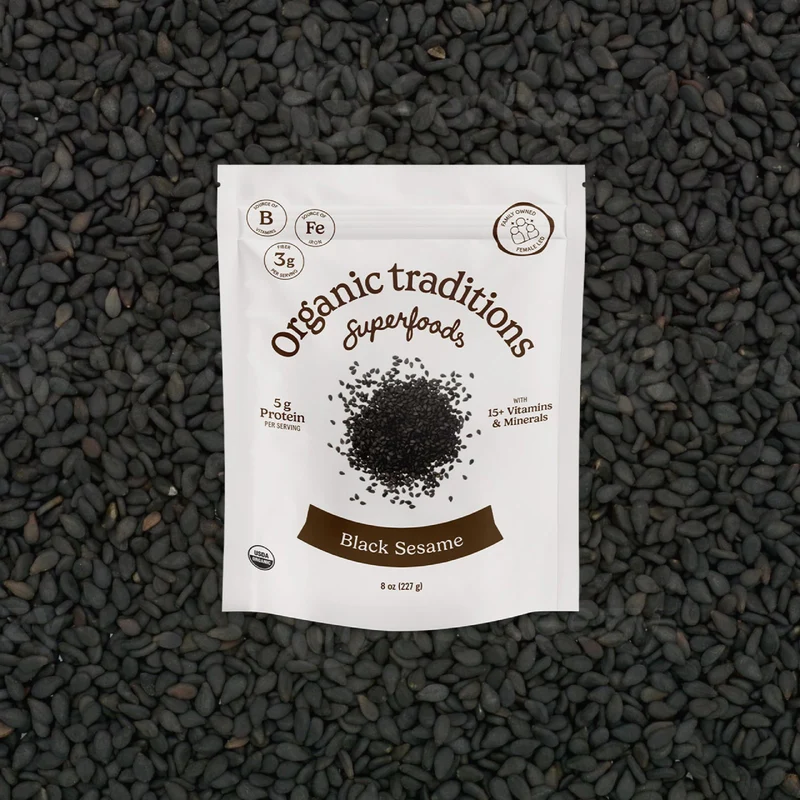 Organic Traditions - Black Sesame Seeds | 227 g