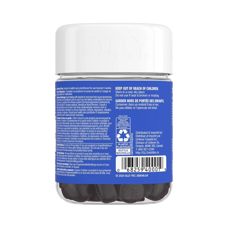 Olly - Sleep Gummies Extra Strength, Blackberry | 50 Gummies