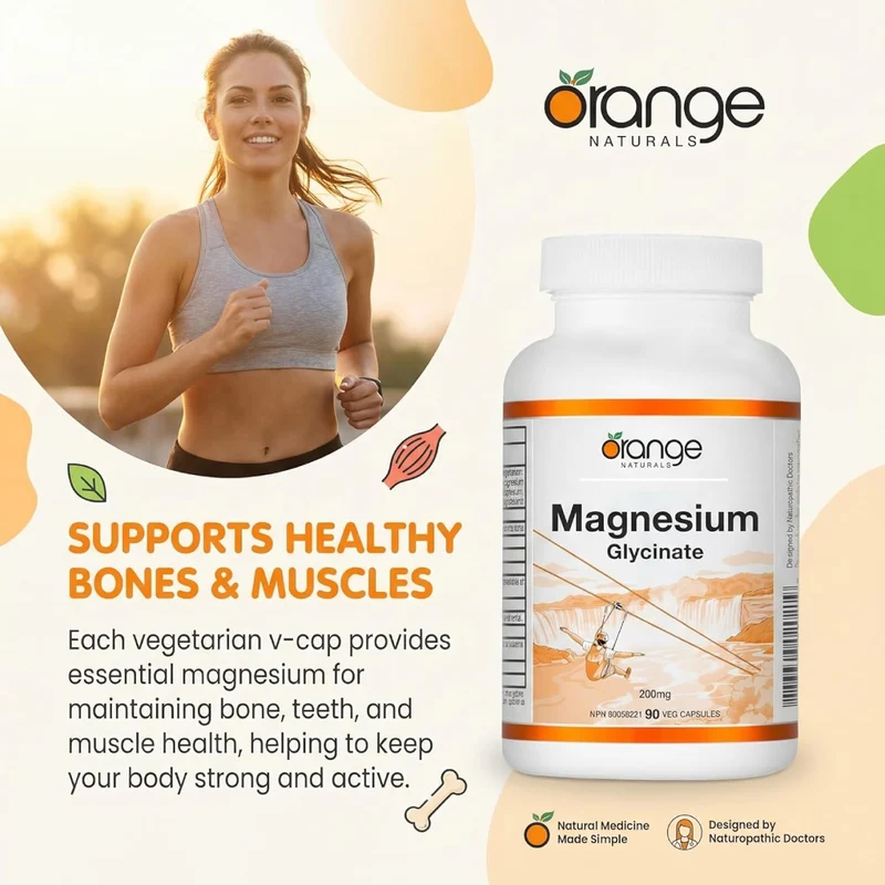 Orange Naturals - Magnesium Glycinate | 90 Capsules