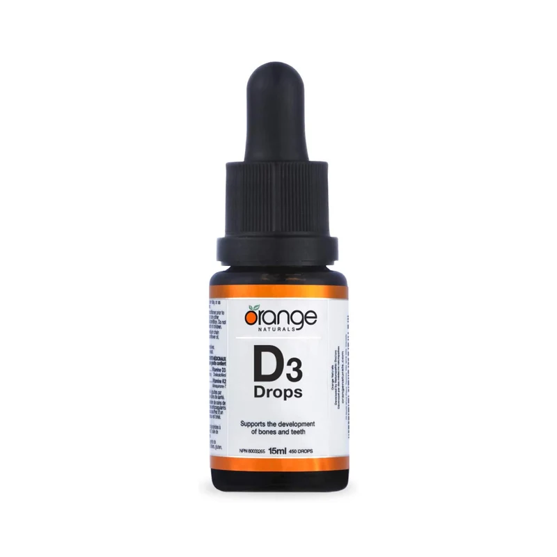 Orange Naturals - Vitamin D3 Orange Drops | 15 mL