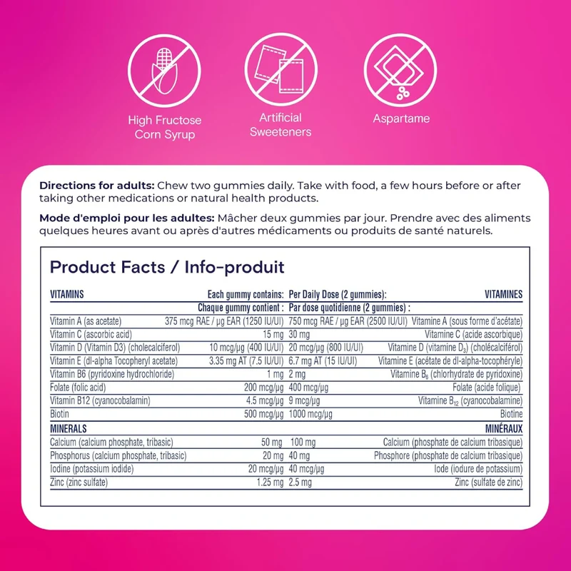 One-A-Day - Hair Skin Nails | 120 Gummies