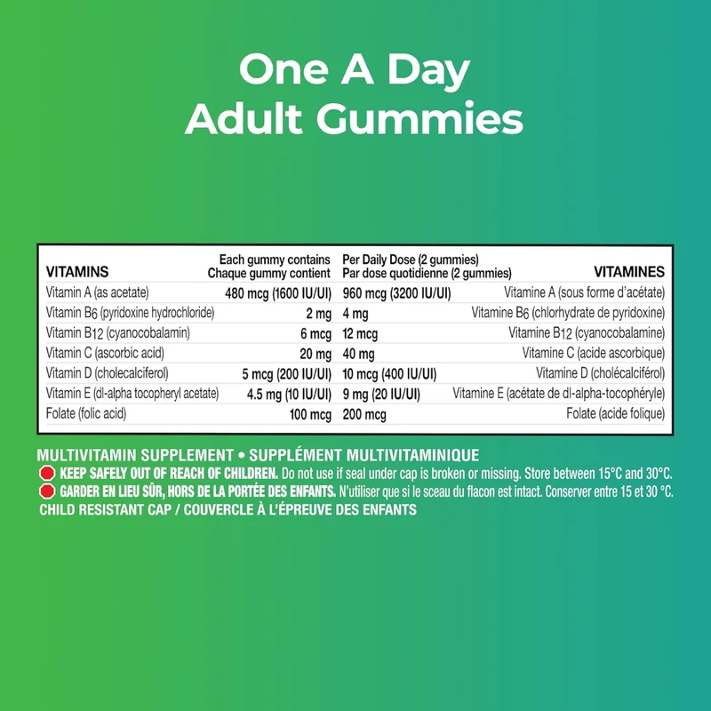 One-A-Day - Adult Multivitamin | 130 Gummies