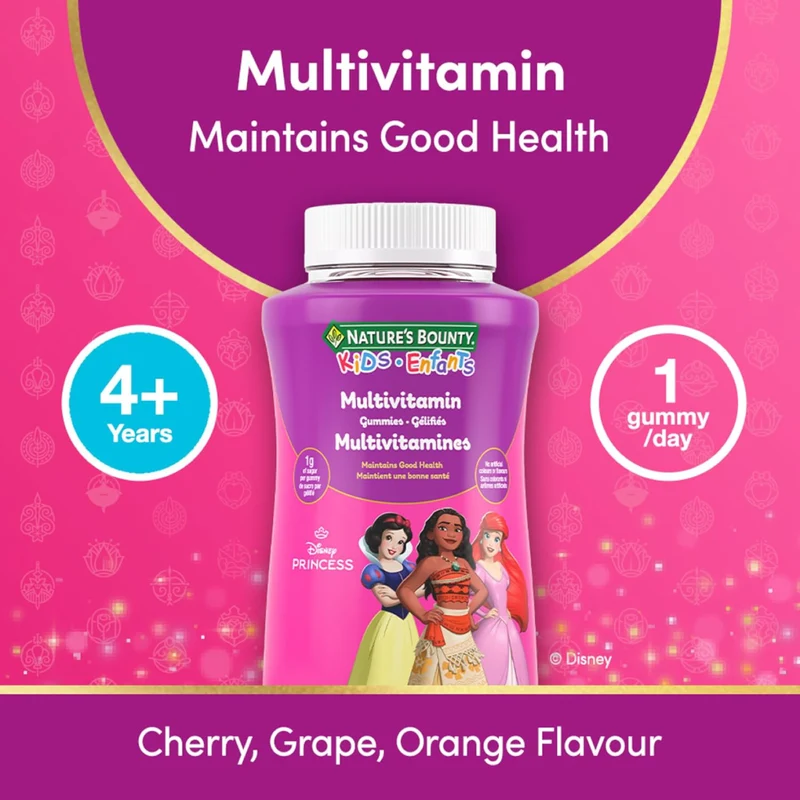 Nature's Bounty - Kids Multivitamin Princess | 150 Gummies