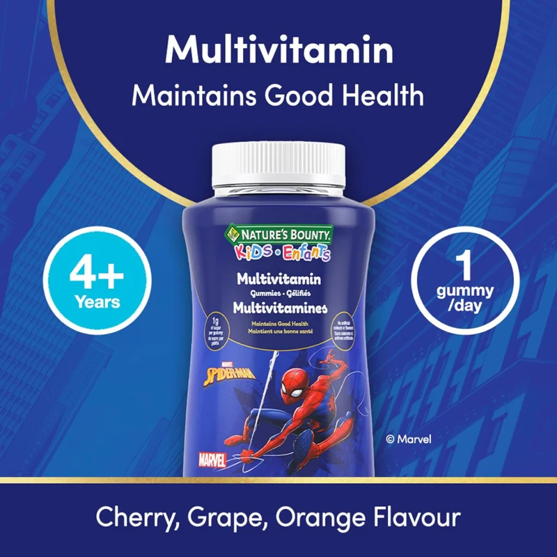 Nature's Bounty - Kids Multivitamin Spider-Man | 150 Gummies