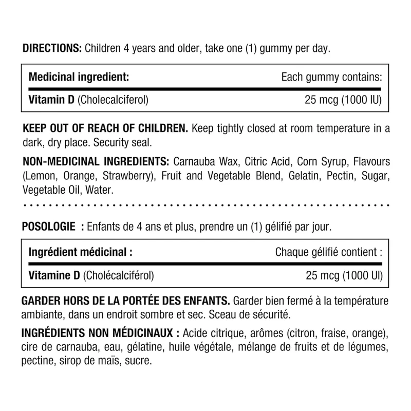 Nature's Bounty - Kids Daily Sunshine Vitamin D | 175 Gummies