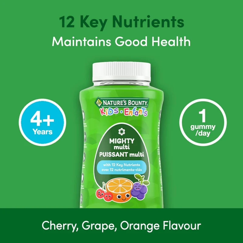 Nature's Bounty - Kids Mighty Multivitamin | 150 Gummies