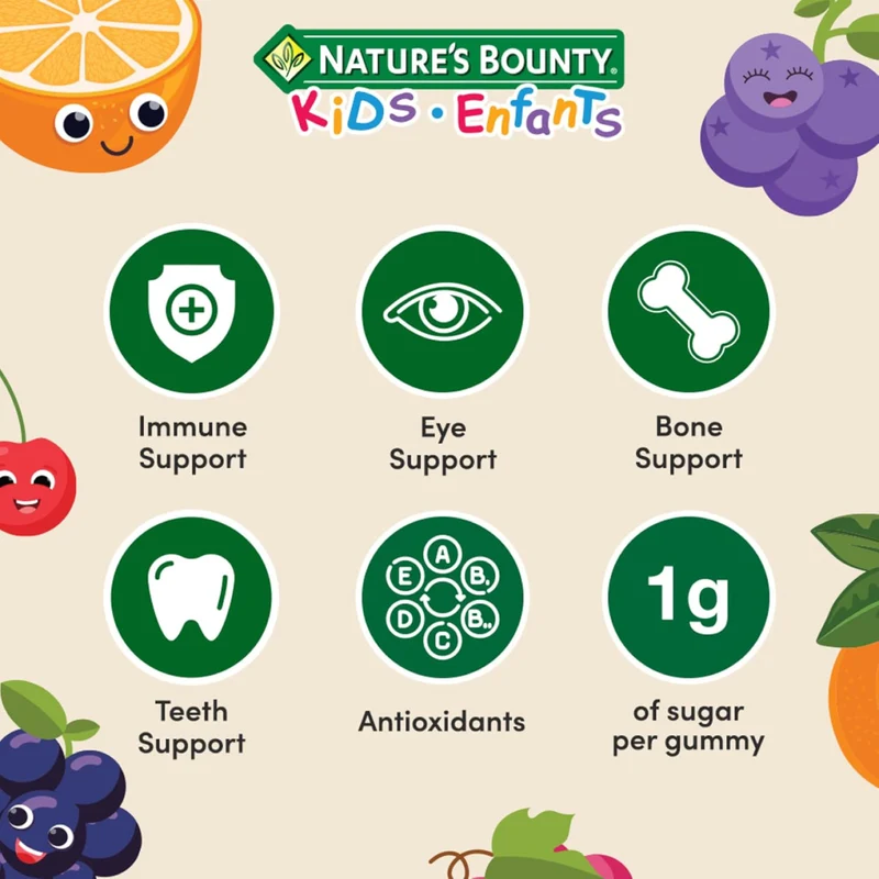 Nature's Bounty - Kids Mighty Multivitamin | 150 Gummies