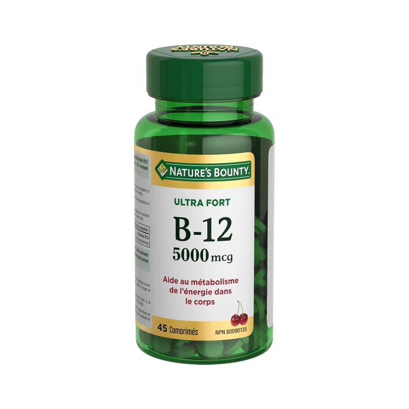 Nature's Bounty - Vitamin B12 5000 mcg | 45 Tablets