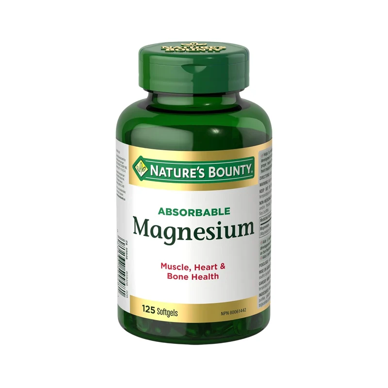 Nature's Bounty - Magnesium | 125 Capsules
