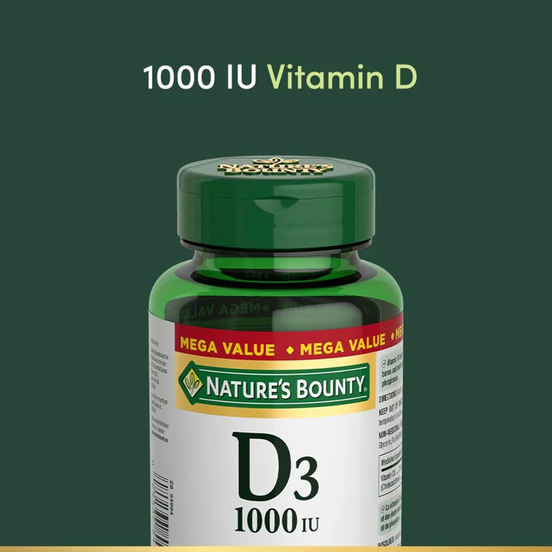 Nature's Bounty - Vitamin D | 500 Softgels