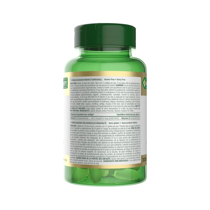 Nature's Bounty - Vitamin D3 | 300 Capsules
