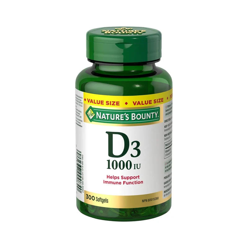 Nature's Bounty - Vitamin D 1000 IU | 300 Capsules