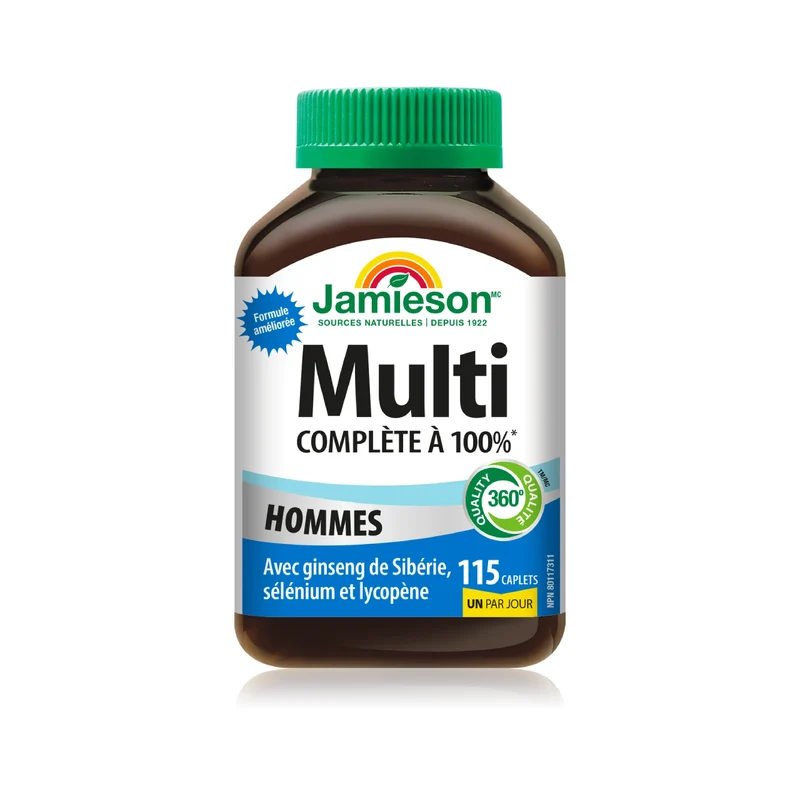 Jamieson - 100% Complete Multivitamin Men | 115 Caplets